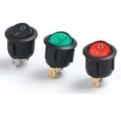 KCD1 2 Pin 3 Pin ON Off Round Rocker Switches