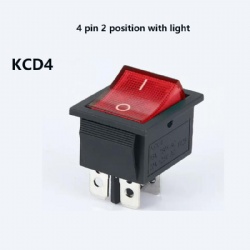 KCD4 4 pin 2 position rocker switch