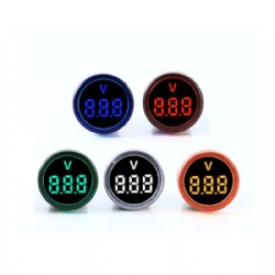 22mm LED Voltage Meter Power Signal indication lamp Pilot Light Digital Indicator Light