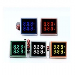 22mm LED Ammeter Voltage Meter Power Signal indication lamp Pilot Light Digital Indicator Light